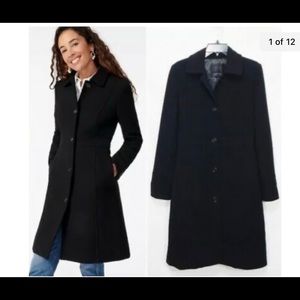 J. CREW Classic Lady Coat Italian Wool Double Cloth Size 6 Jacket - Pristine